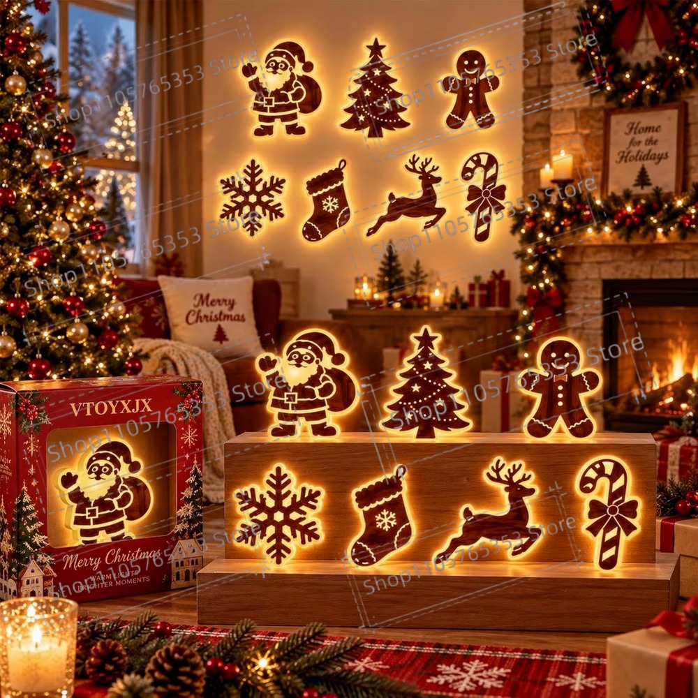 2027年版、光るトナカイのクリスマスデコレーション。LED - Lighting Christmas Decor のレビューと価格